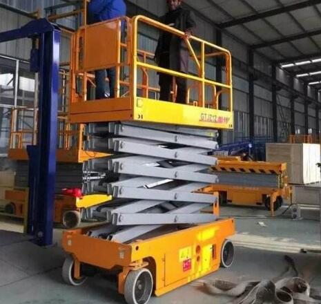 剪叉式升降平臺的制作流程